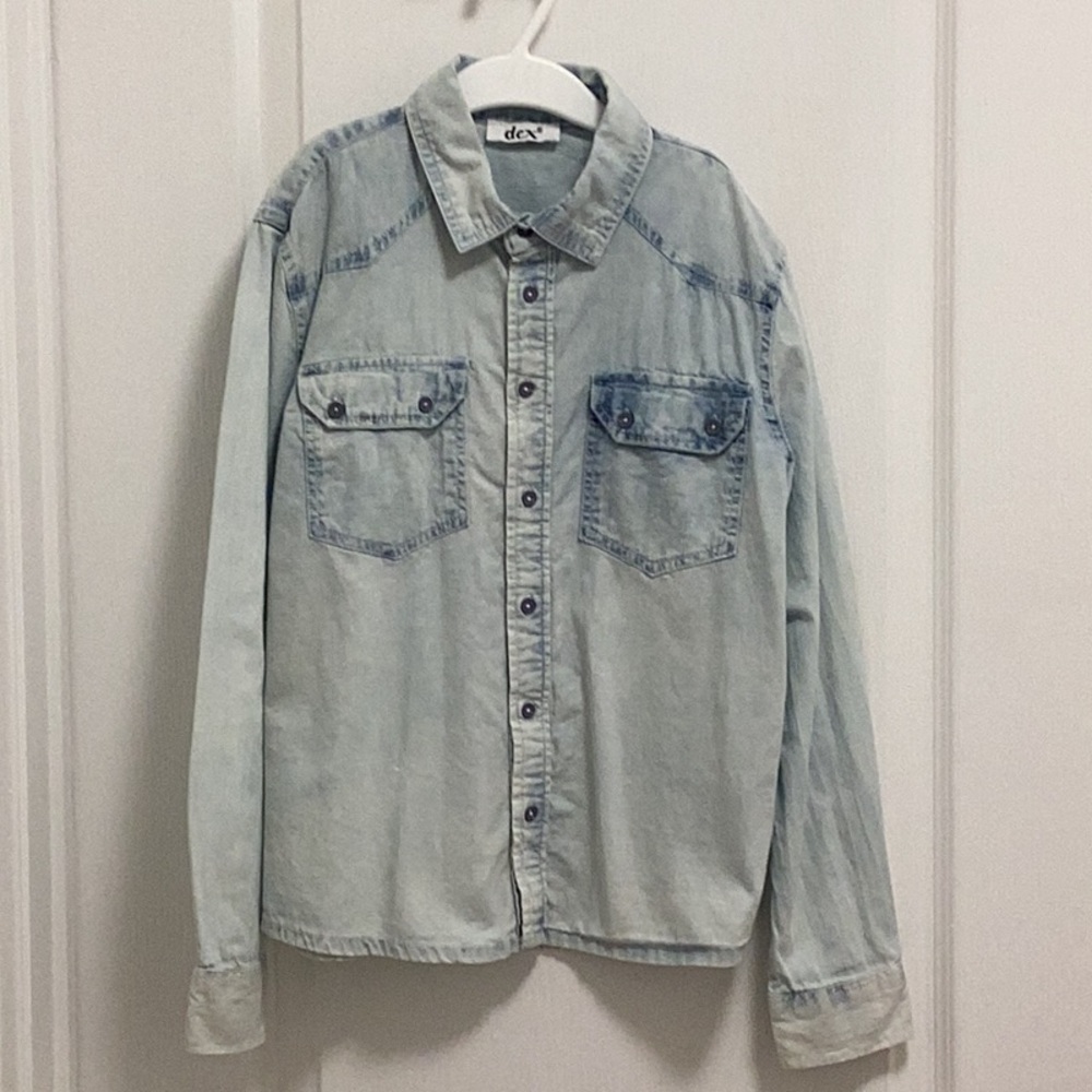 Boys Dex denim shirt, size 8